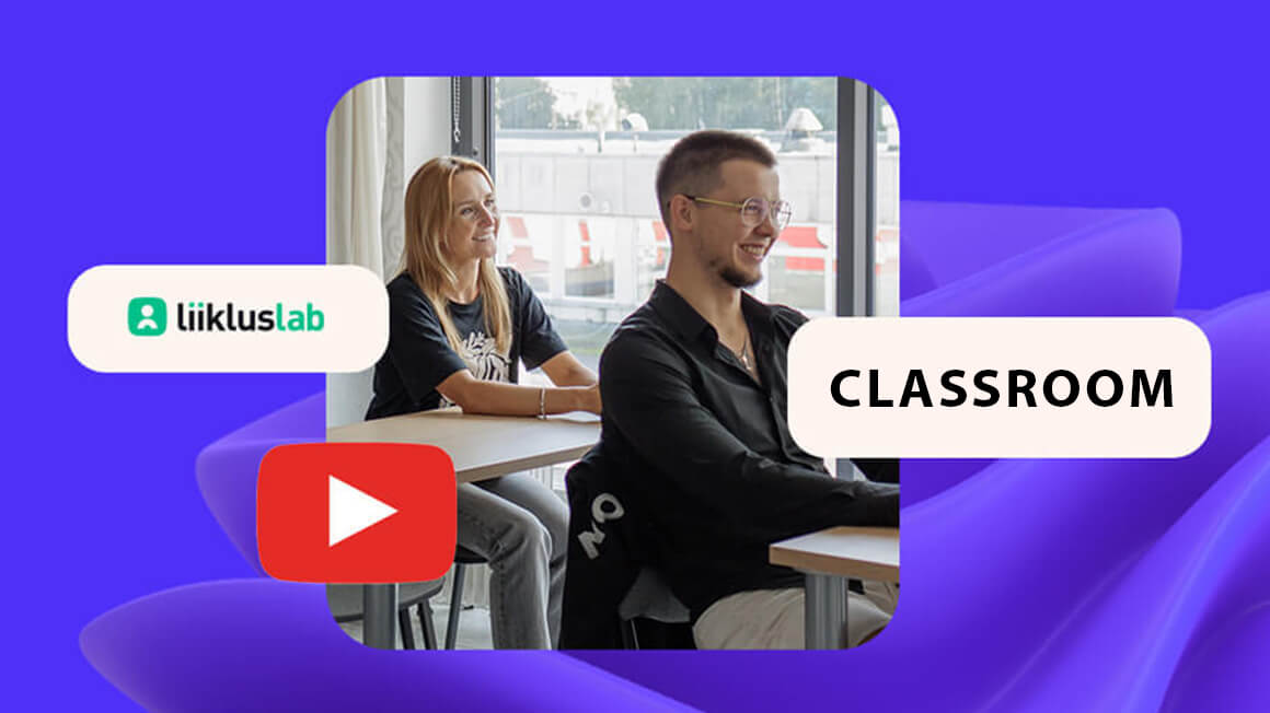 Category B driving course in classroom