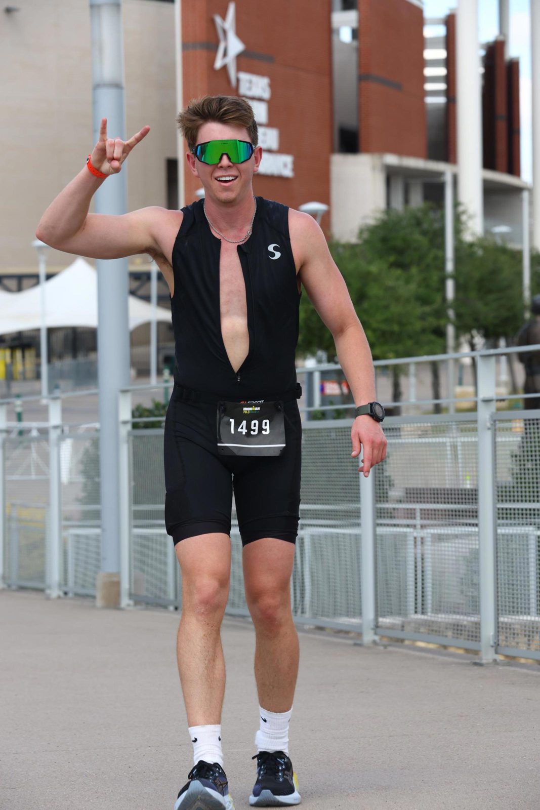 Zach running in Waco