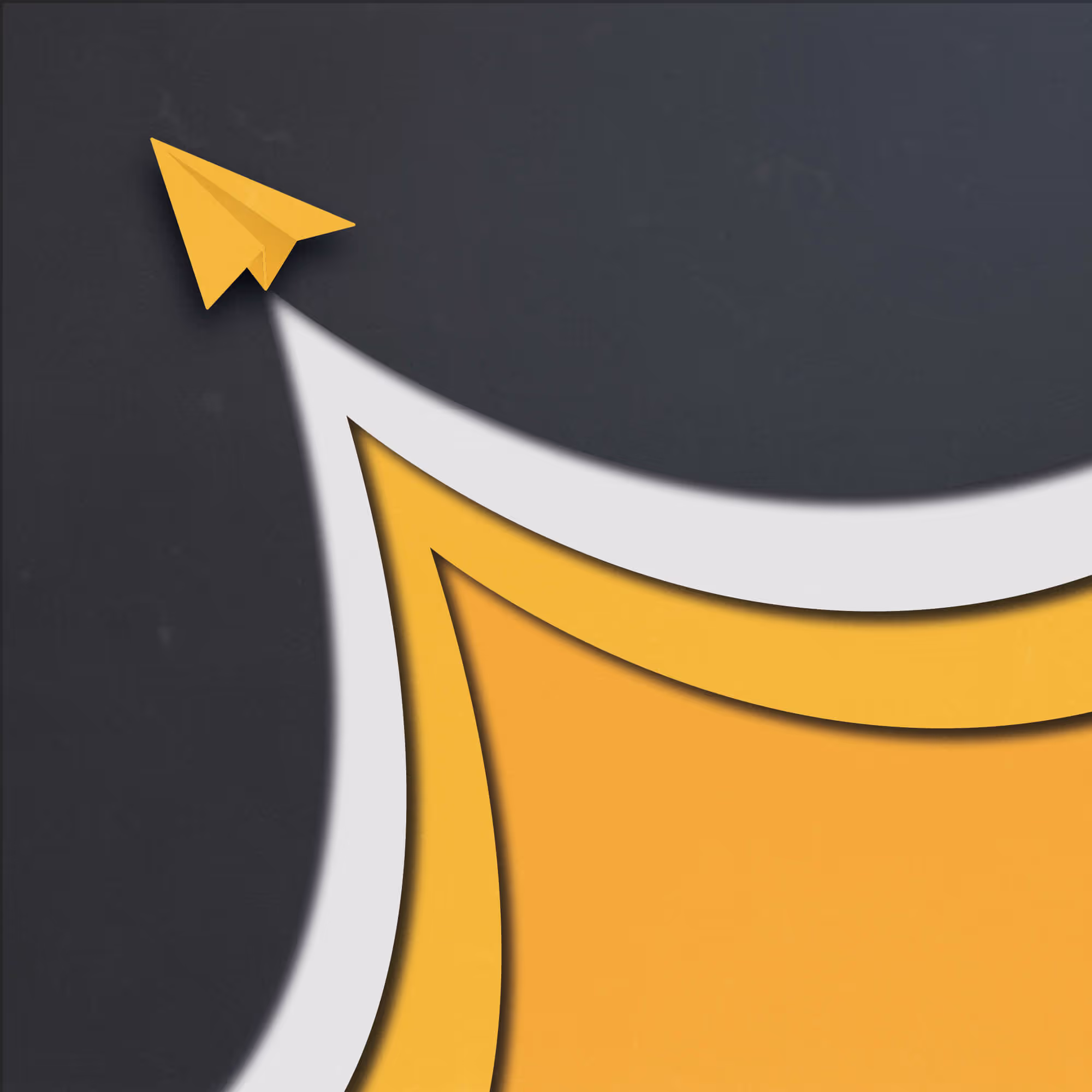 Illustration of an email being sent