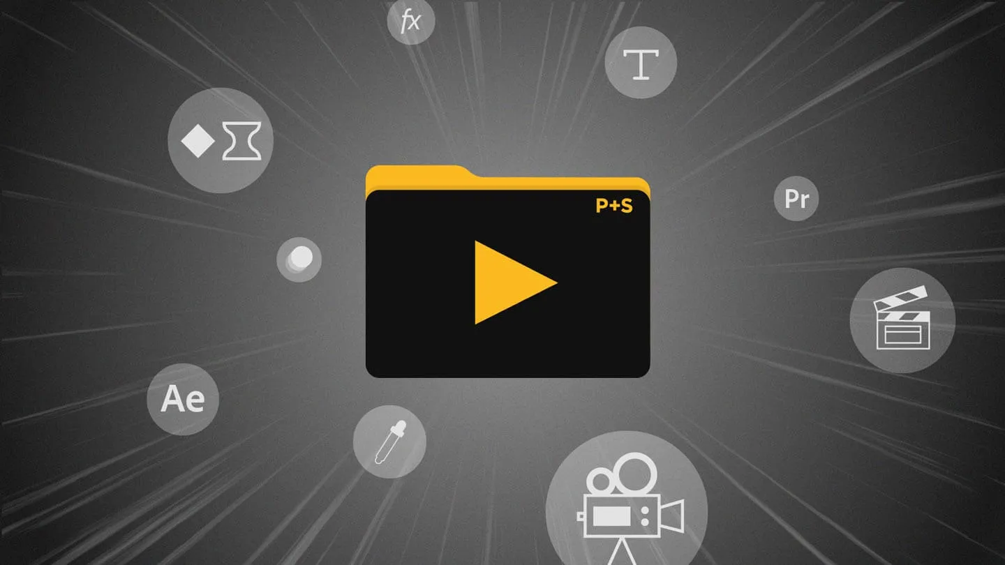 A file with a play button on it representing the video toolkit