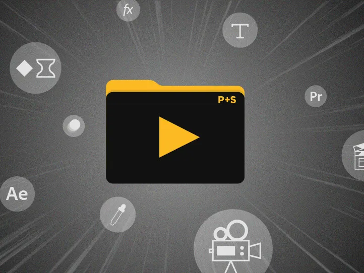 A file with a play button on it representing the video toolkit