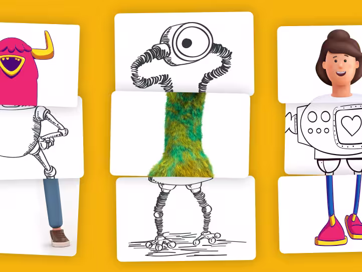An illustration of the game 'Exquisite Monsters' representing audience personas and personalisation