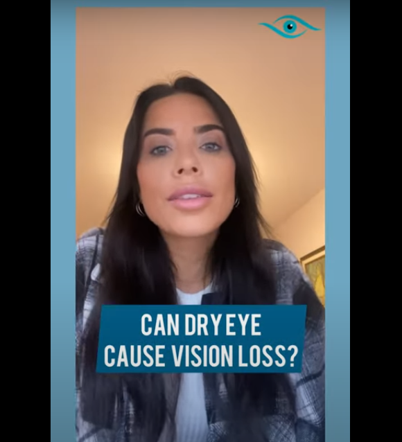 Can dry eye cause vision loss?