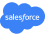 Salesforce Cloud-shaped logo element with embedded brand text.