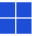 Grid layout component with four equal square sections.