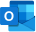 O Layered icon depicting an envelope and a letter O.