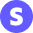 S Circular container with a prominent S-shaped graphic.