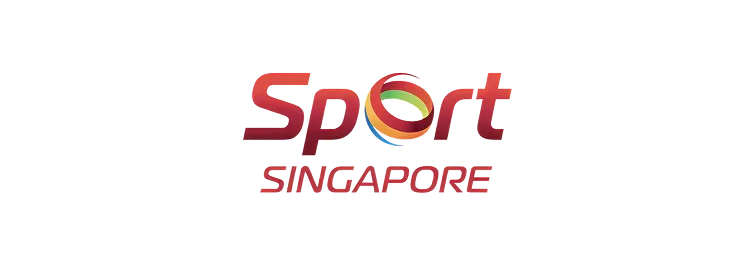 Sport Singapore logo with stylized text and colorful circular design in the letter O.