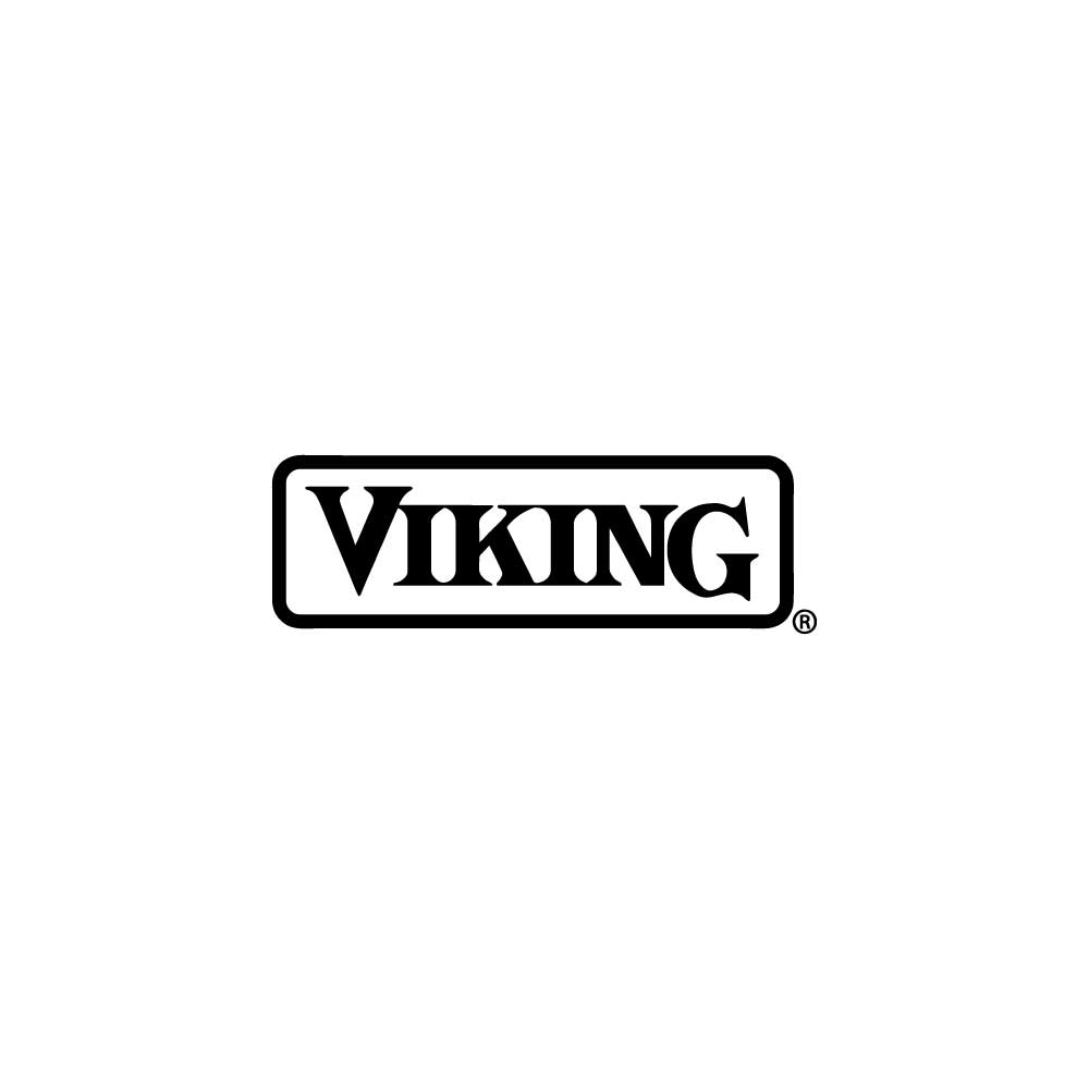 Viking brand logo in black text inside a rounded rectangle.