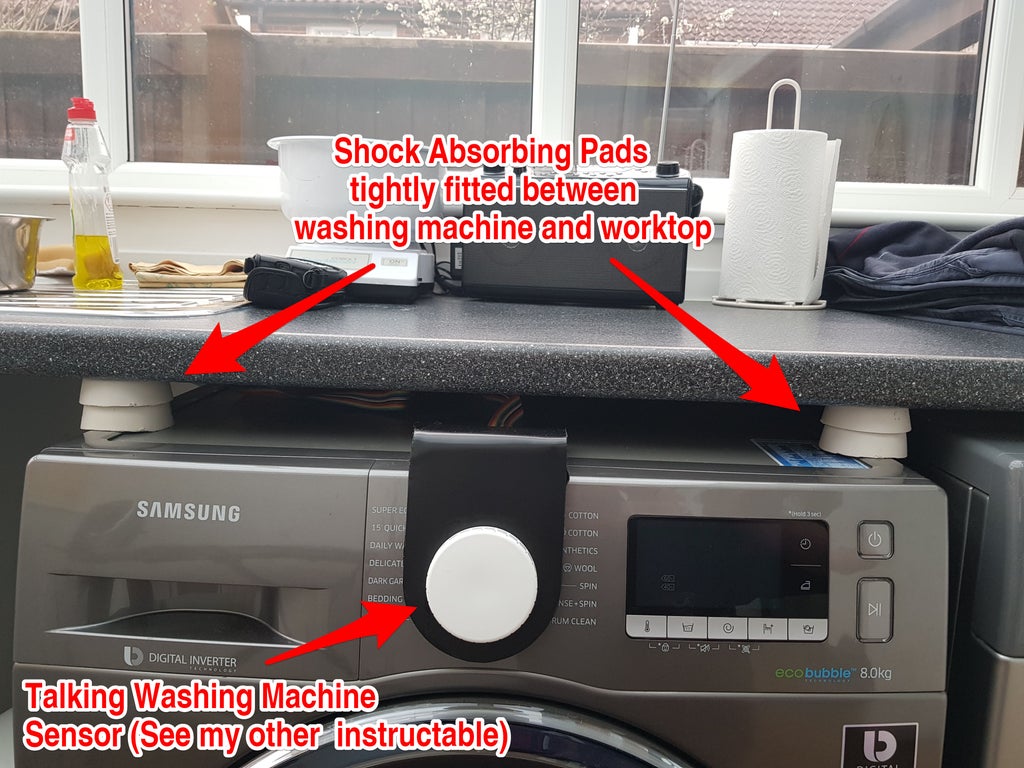 Novel Method to Stop a Washing Machine 'Walking' (with Pictures) - Instructables