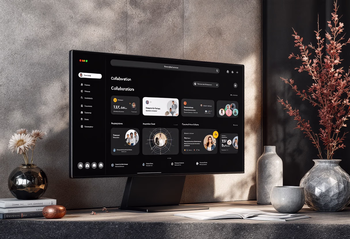 [interface] screenshot of collaboration interface (for a productivity tools business)