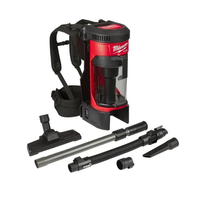 Milwaukee M18FBPV-0 Cordless 18v 3.8L Backpack Vacuum w/ HEPA Filter Body Only