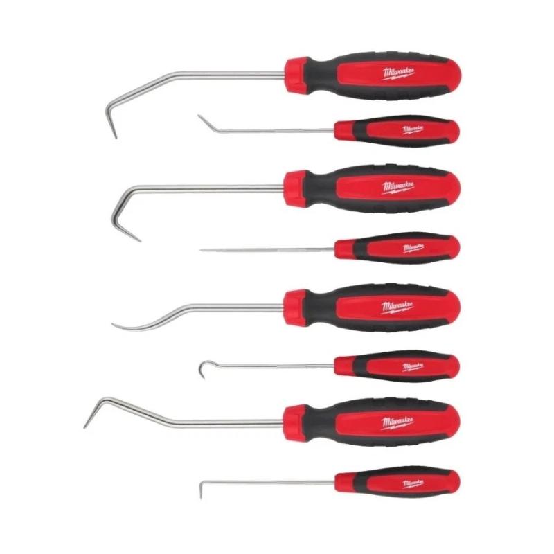 Milwaukee All-Metal Core Heavy Duty 8 Pieces Hook & Pick Set 4932480569