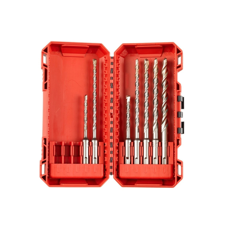 Milwaukee 7 Piece M2 2-Cut SDS+ Drill Bit Set