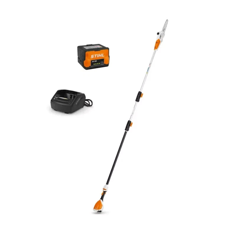 STIHL HTA50 Cordless Pole Pruning Chainsaw Kit + extension/battery/charger & oil