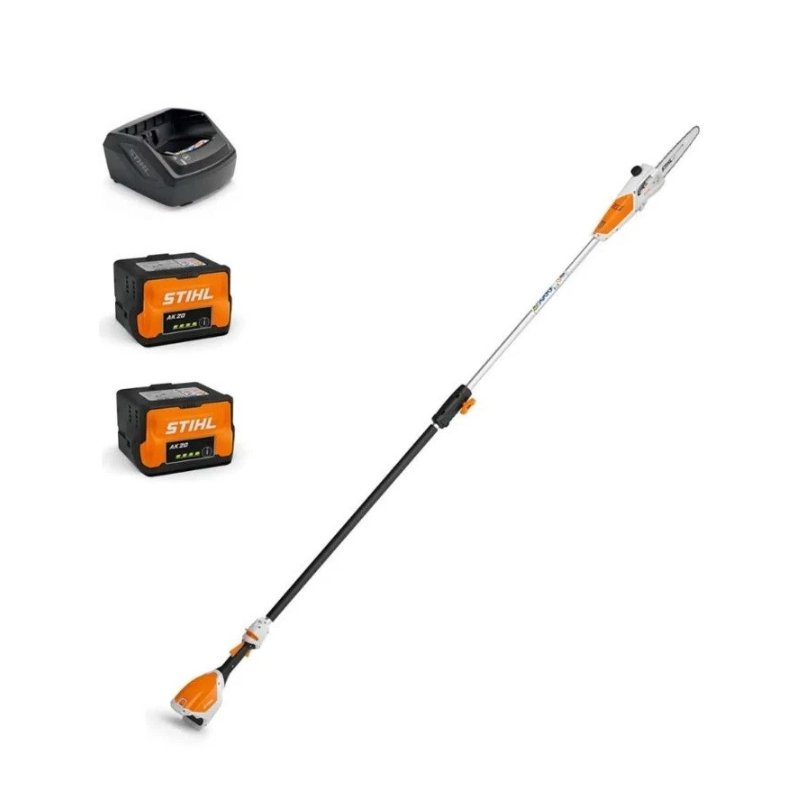 STIHL HTA50 Cordless Pole Pruning Chainsaw Kit with 2 x AK20 Batteries & Charger