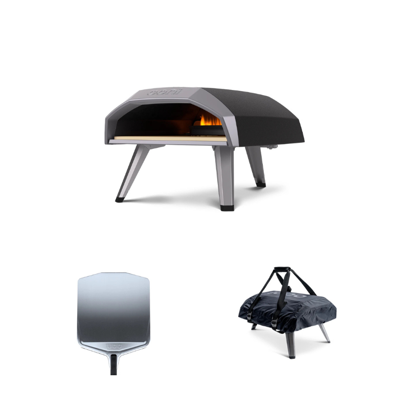 Ooni Koda 12 Pizza Oven 1st Gen Essentials Bundle Outdoor Portable Gas Powered