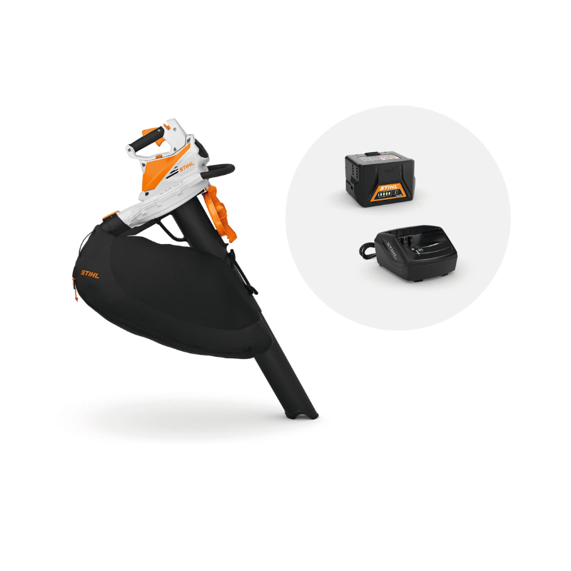 STIHL SHA 56 Cordless Vacuum Shredder & Blower 1 x AK20 Battery & AL101 Charger