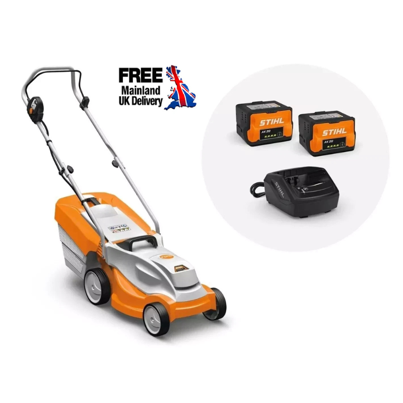 Stihl RMA 235 Cordless Lawn Mower 33cm cut + 2 Batteries & Charger FREE DELIVERY