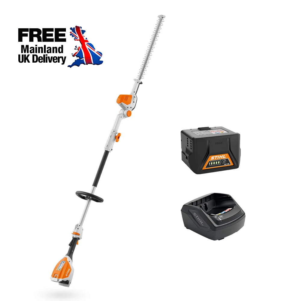 STIHL HLA 56 Cordless Long Reach Hedge Trimmer With AK10 battery & charger NEW