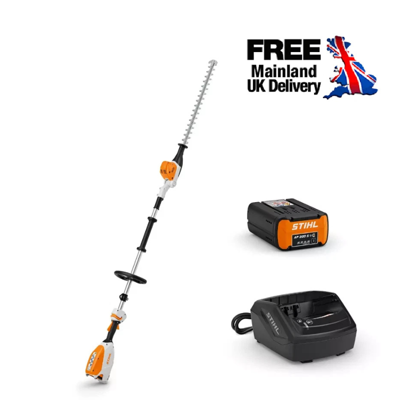 STIHL HLA 66 Long Reach Cordless Hedge Trimmer Kit inc. AP200S Battery & Charger