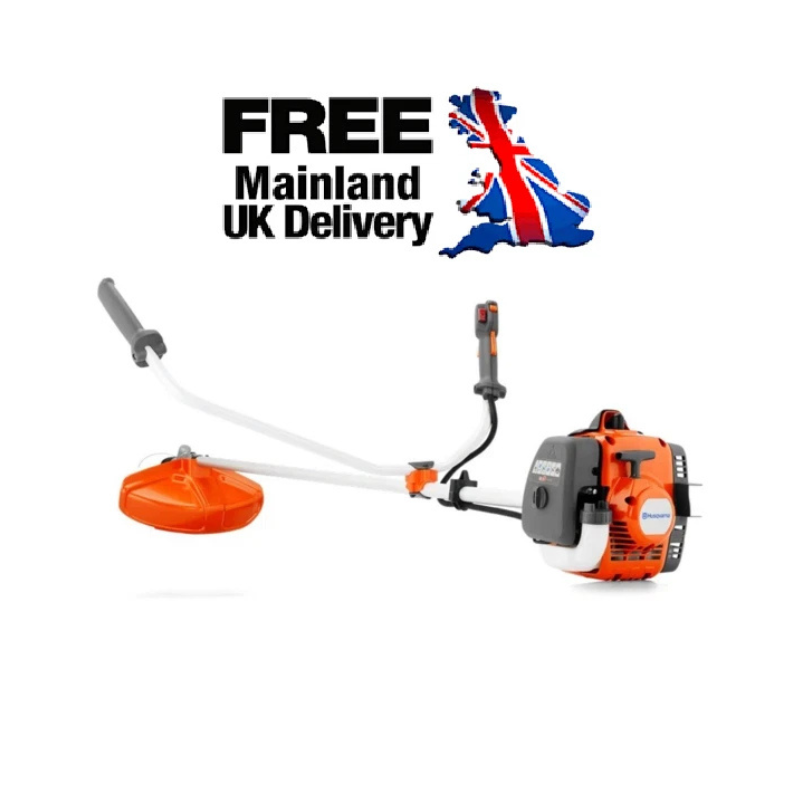 Husqvarna 129R Petrol Strimmer Brushcutter Bike Handle Metal Blade & Nylon Wire
