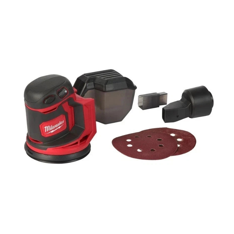 Milwaukee M18BOS125-0 18V 125mm Compact Random Orbit Sander Body Only FREE P&P