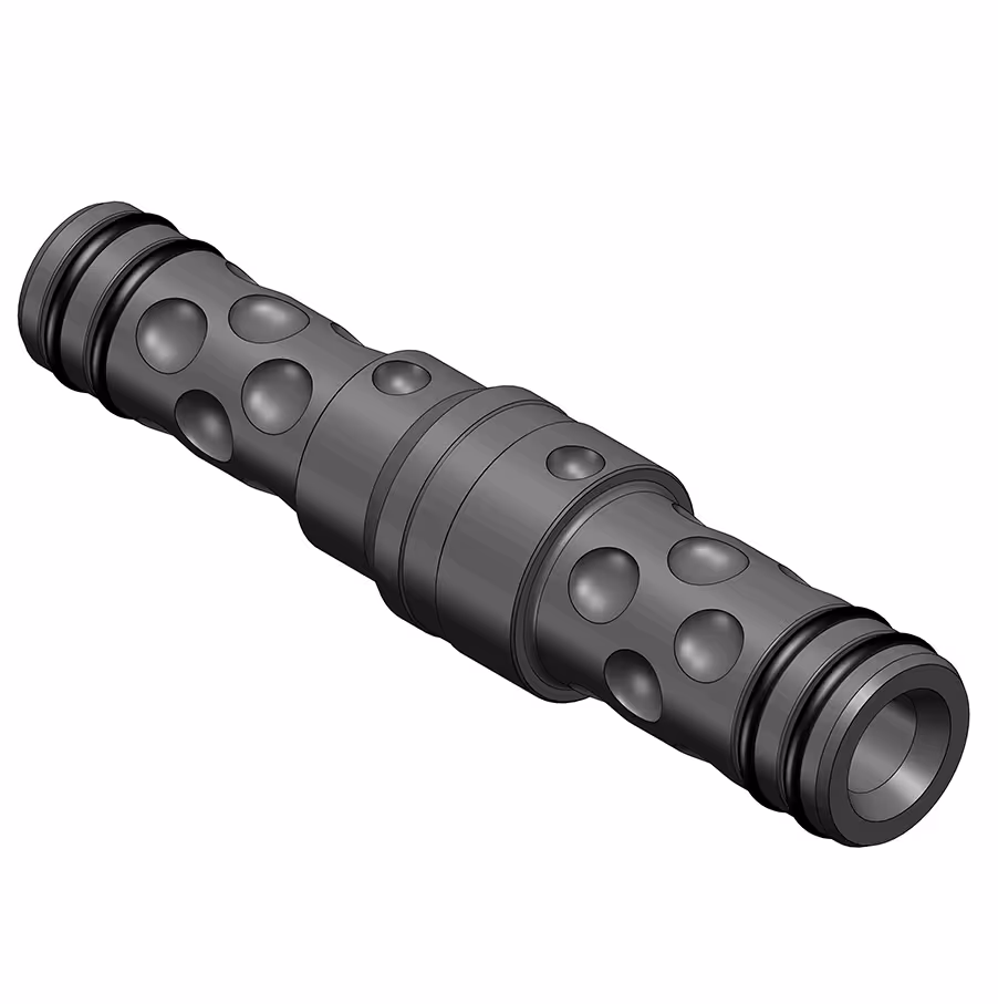 The Double Ended Roll-On Connector is used to connect two sections of coiled tubing.