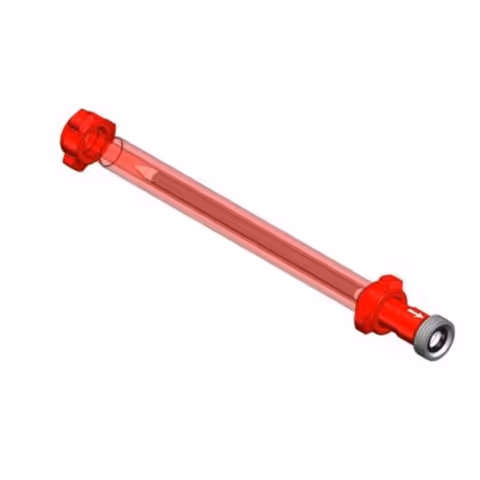 The surface In-line filter used for filtering fluids entering the coiled tubing, the filter is normally installed at the inlet to the reel, between high-pressure manifolds.