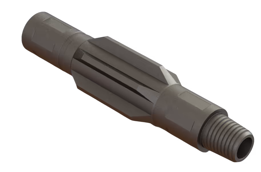 The fluted centralizer is used to provide centralizer to allow easier location of tools during fishing or to provide general stability in the tubing.