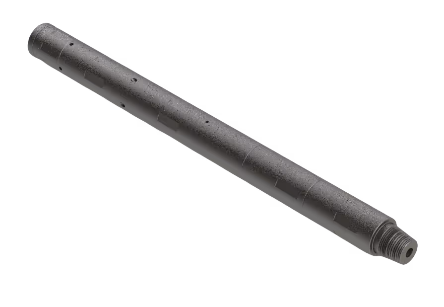 Optional tool for high displacement drilling and grinding operations, controlled by displacement bypass switch.