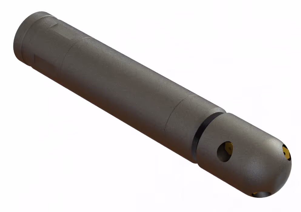 The bottom rotary wash tool is used for wall cleaning operations such as coiled tubing scaling and paraffin removal.