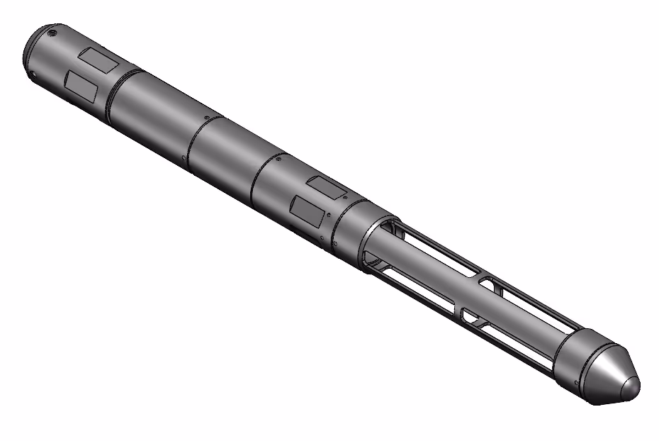 The full diameter plug is used to block the internal passage of coiled tubing when the coiled tubing velocity string is running.