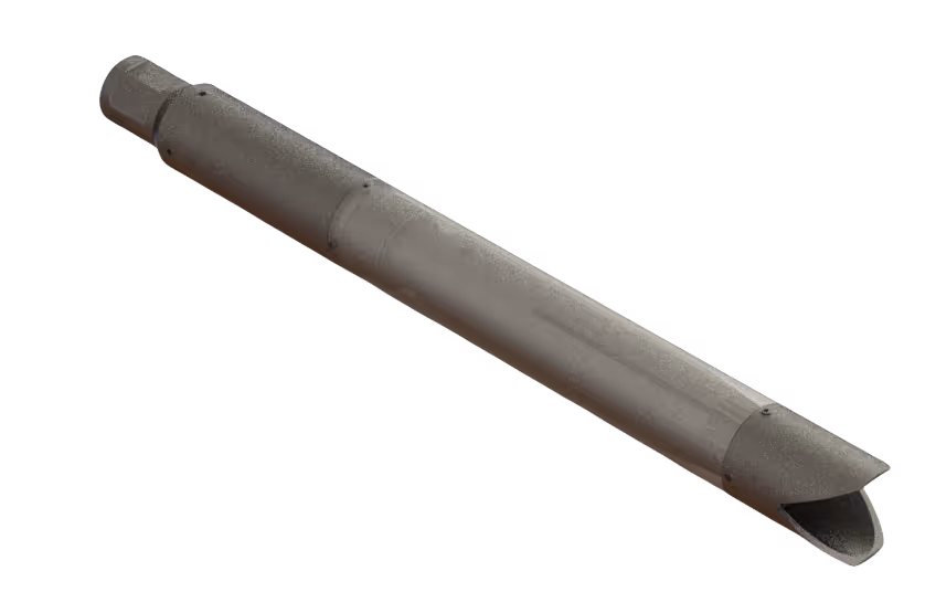 The flow activated releasable overshot is a variable catch external overshot used to retrieve a lost cylindrical fish from the wellbore. 