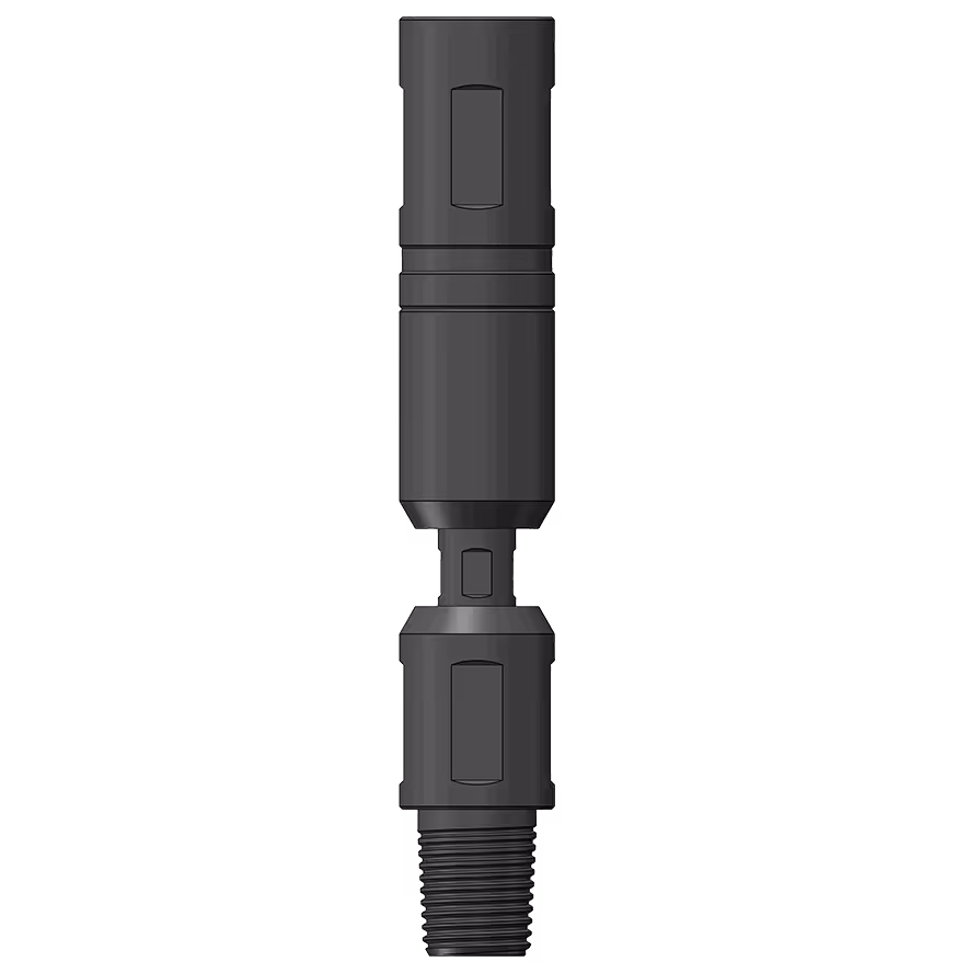 The knuckle joint, when incorporated between the jars and the manipulation tool, provides additional flexibility in the tool string. This flexibility is often
necessary when the bore of the hole is restricted and/or highly deviated.