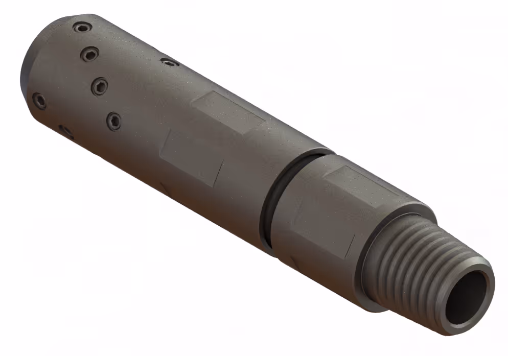 The Heavy External Slip Connector has been developed for use with velocity strings and more none standard coiled tubing applications. The coiled tubing connector as a larger OD than the compact /slimline version and a new style grapple arrangement.