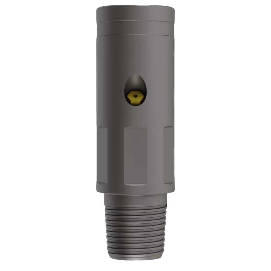 Simple mode of dual activated circulation valve ,with only the burst disc installed.