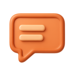 Bubble with text