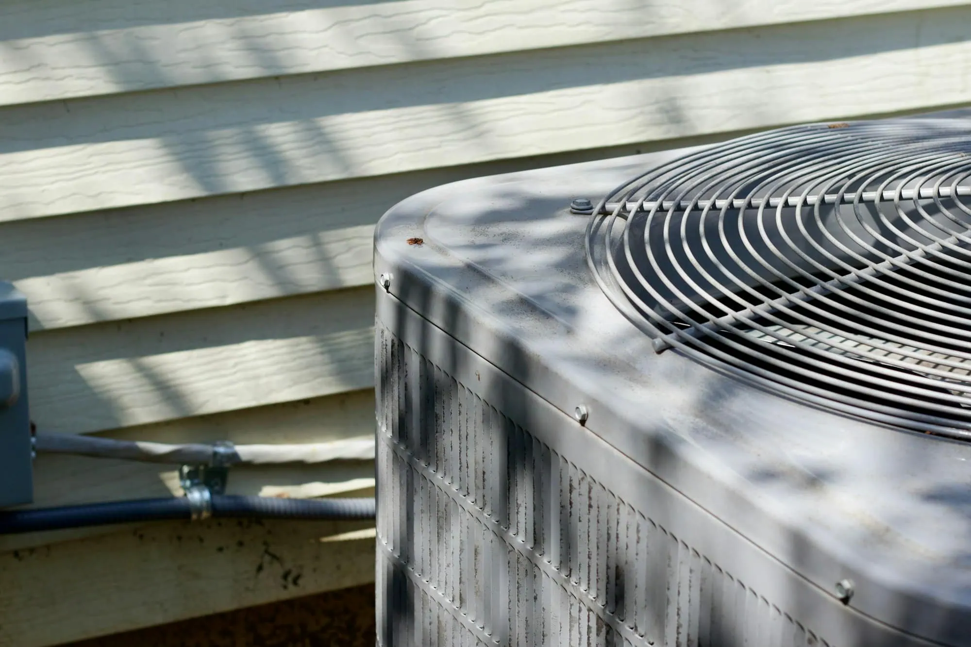 Outdoor residential air conditioning unit installed and serviced by Sunshine Services in Florida
