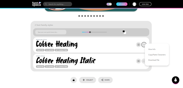 Getting custom fonts from Fontspace