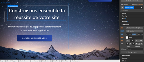 Webflow Designer