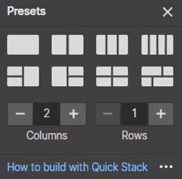 Quick Stack Presets