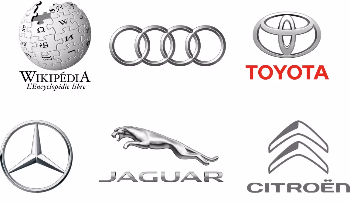 logos of companies using grey in it