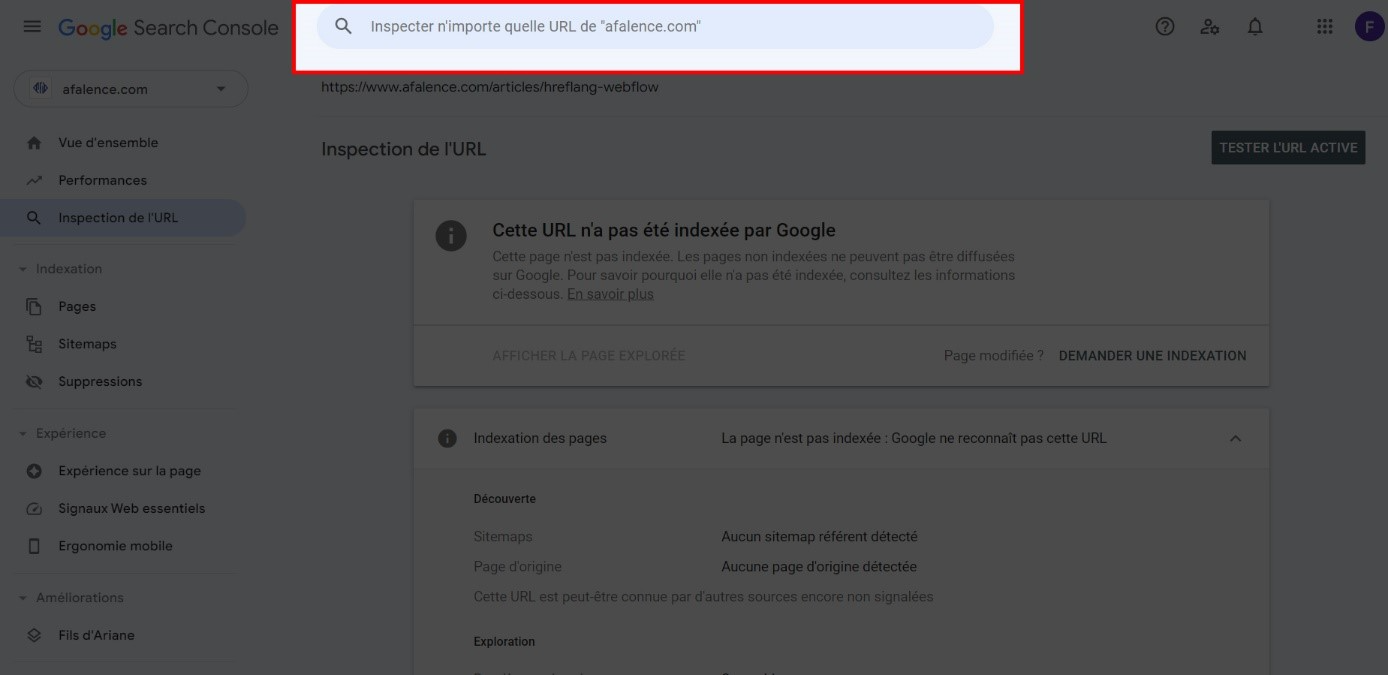 Google Search console