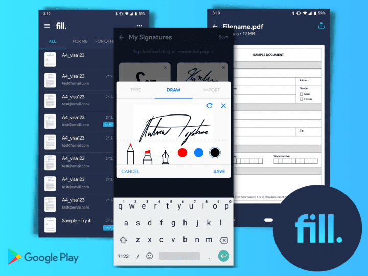 android document signing app