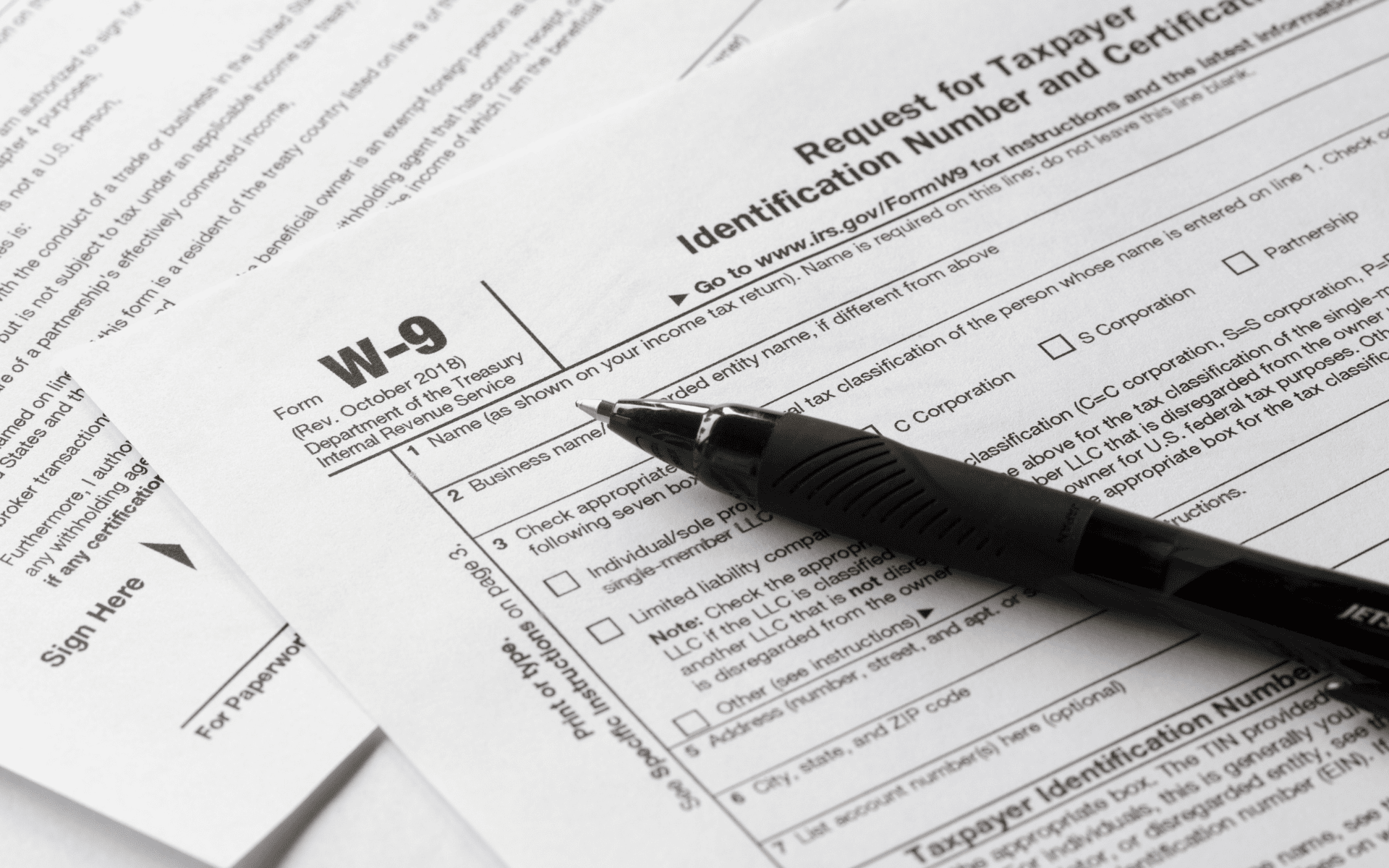 how to write w-9 form fill