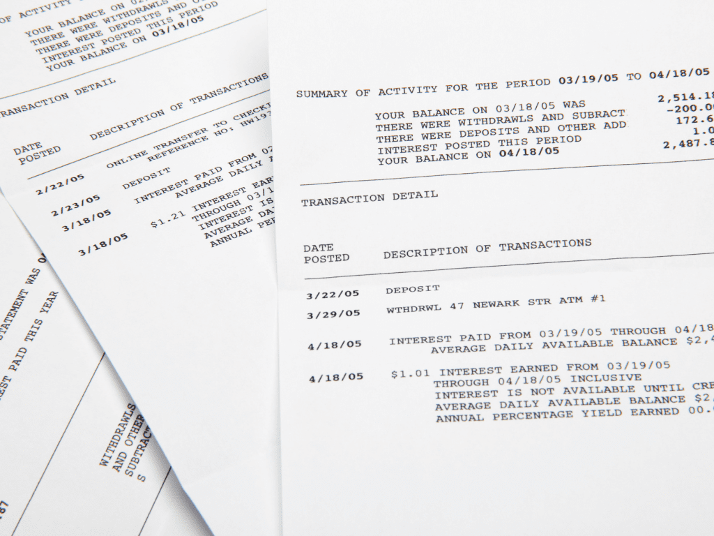 processing banking documents