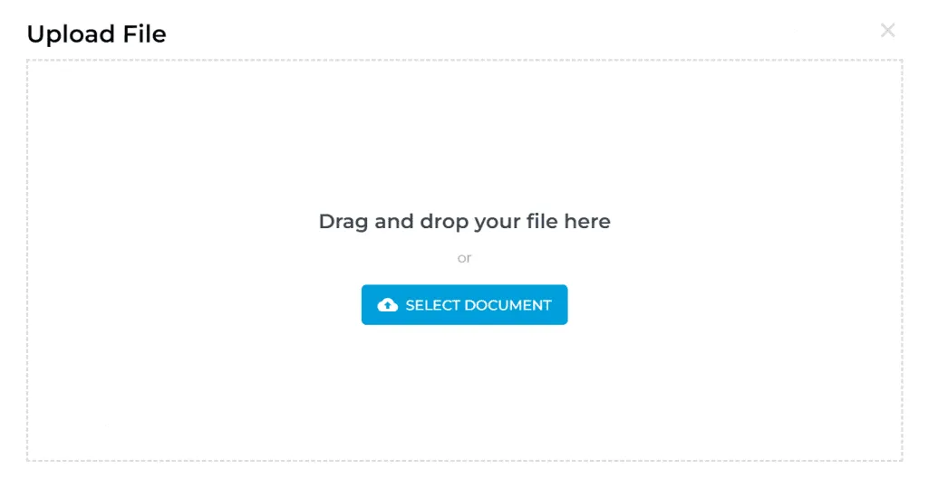 One of the steps to sign a PDF is to select the files to sign