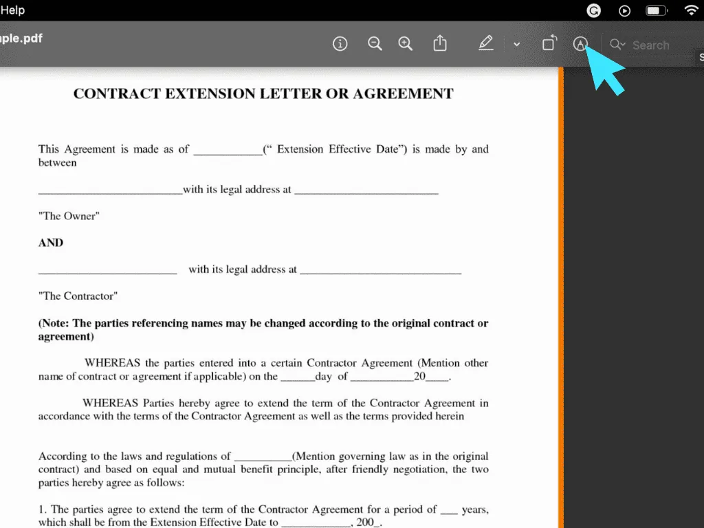 how to sign a pdf on mac