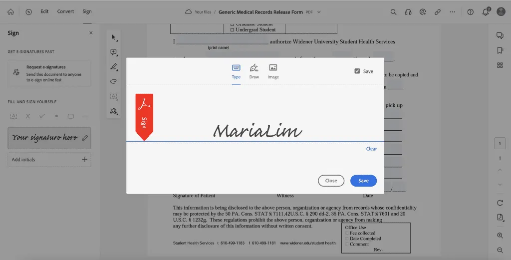 adobe sample signature